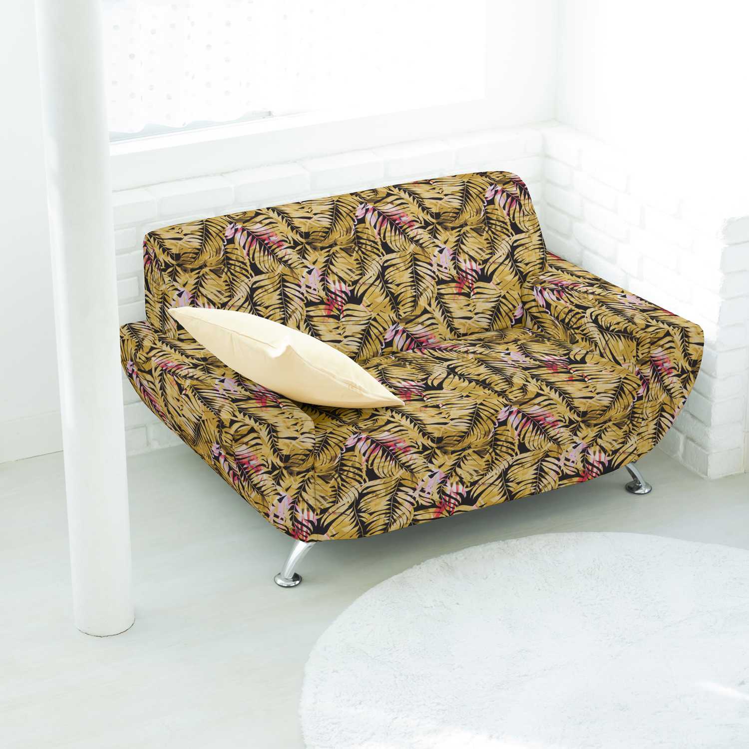 Toile Tropical Bornéo Ocre - Ribes y Casals