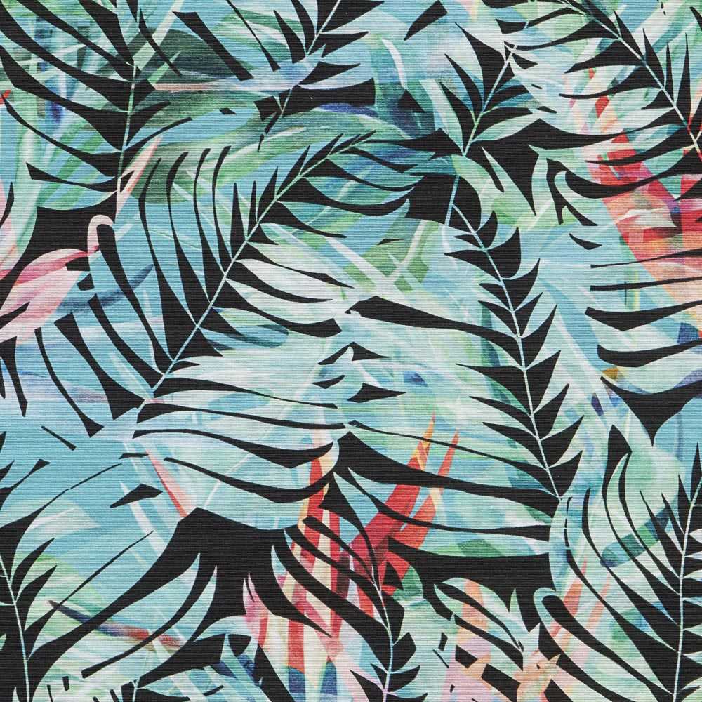 Toile Tropical Bornéo Turquoise - Ribes y Casals