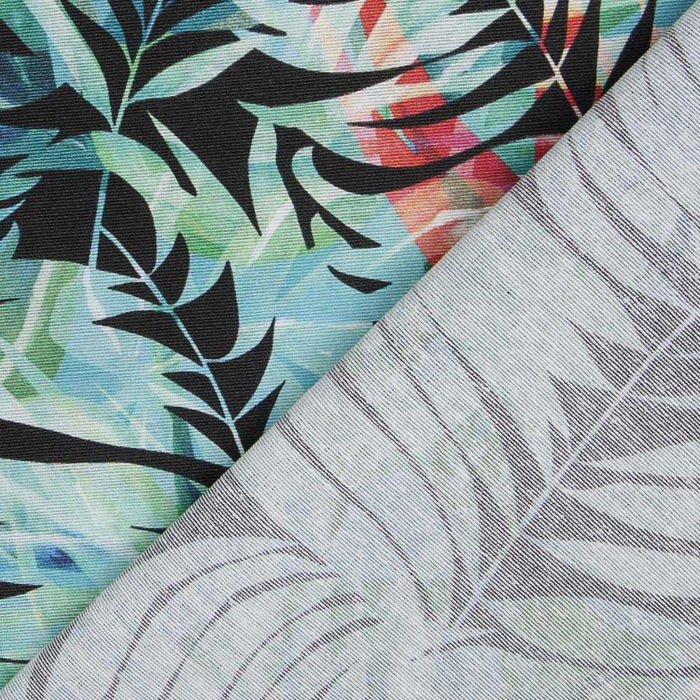 Toile Tropical Bornéo Turquoise - Ribes y Casals