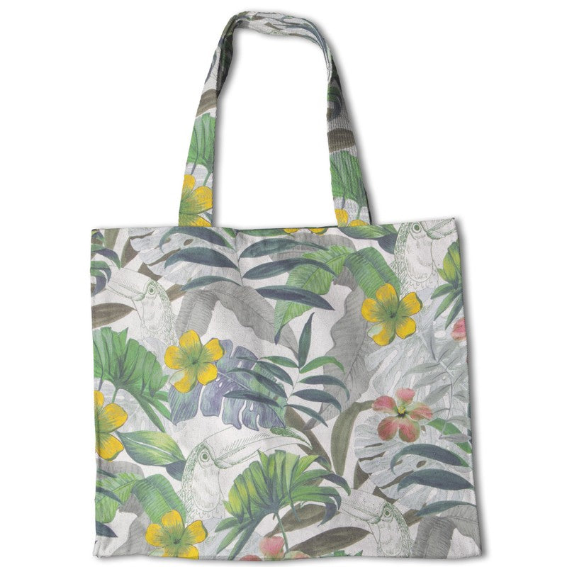 Toile Toucan Tropical Vert - Ribes y Casals