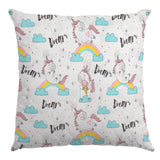 Toile Unicornes Blanc - Ribes y Casals