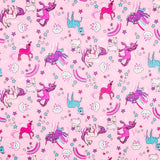 Toile Licorne Rose - Ribes y Casals