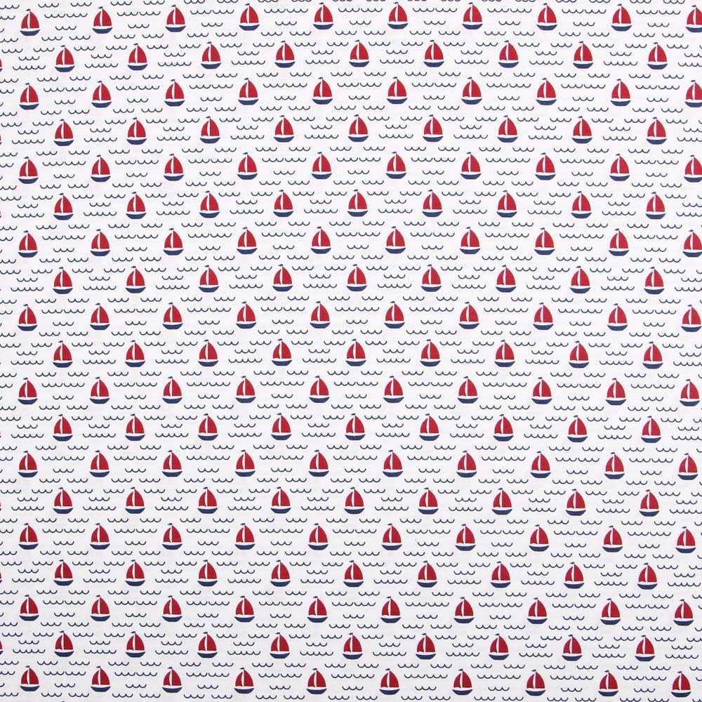 Toile Voiliers Blanc - Ribes y Casals