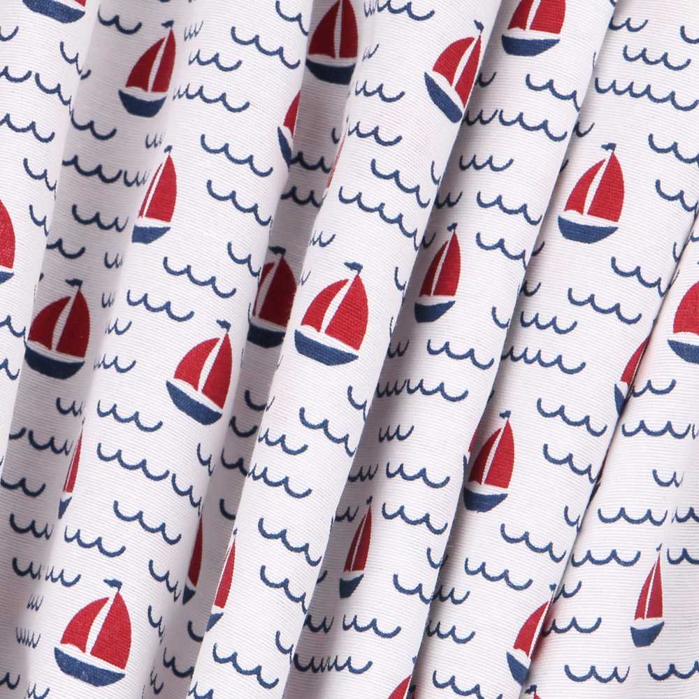 Toile Voiliers Blanc - Ribes y Casals