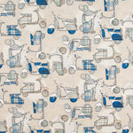 Toile Vespas Beige - Ribes y Casals