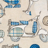 Toile Vespas Beige - Ribes y Casals