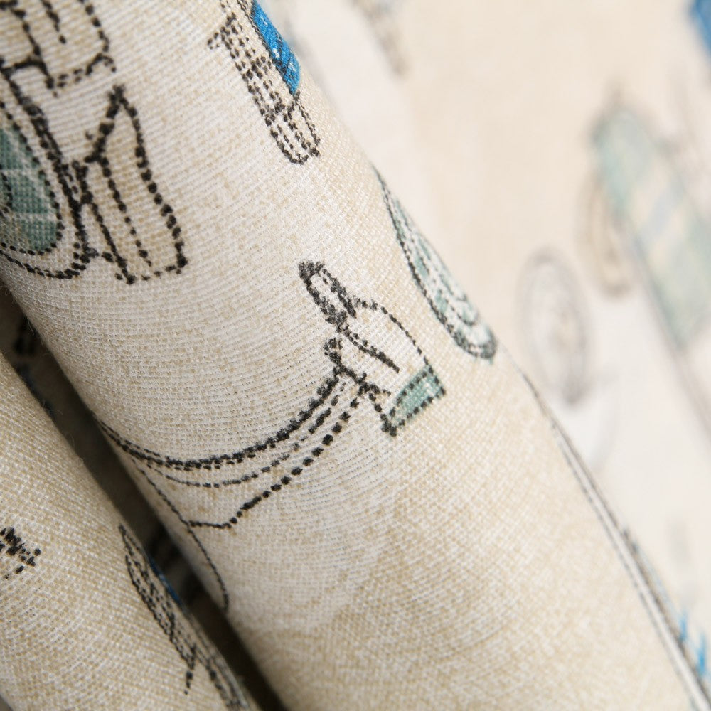 Toile Vespas Beige - Ribes y Casals