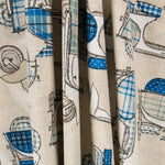Toile Vespas Beige - Ribes y Casals