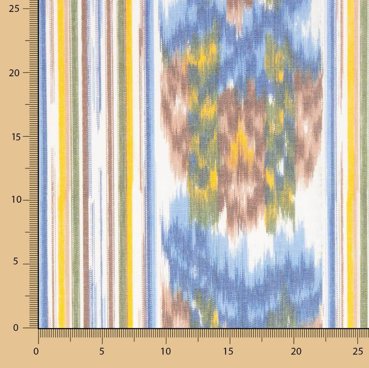 Toile de coton bleu majorquina - Ribes y Casals