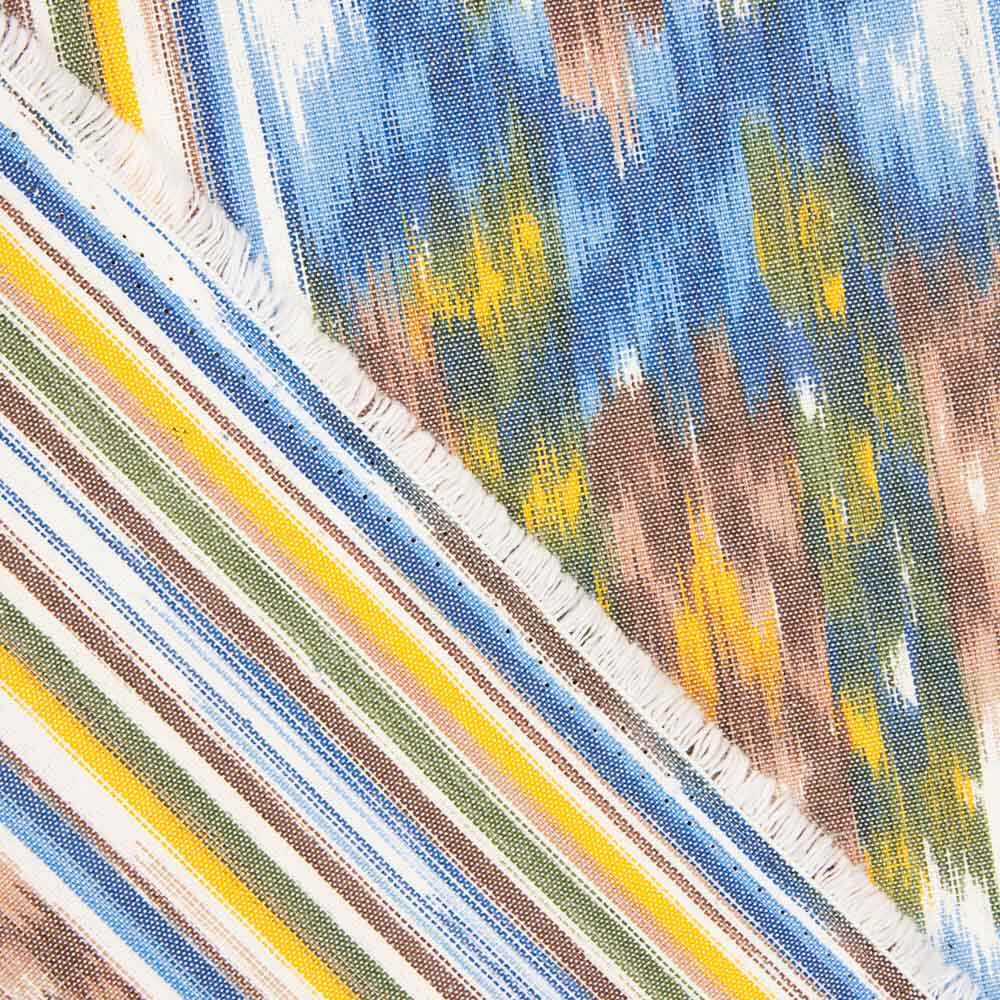 Toile de coton bleu majorquina - Ribes y Casals