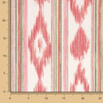 Toile de coton majorquine Illetes rouges - Ribes y Casals