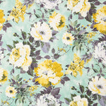 Toile Coton Bio Camélia Vert - Ribes y Casals