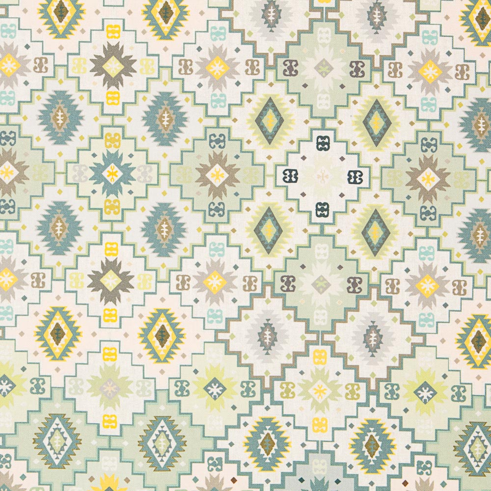 Toile Coton Bio Vert Clair - Ribes y Casals