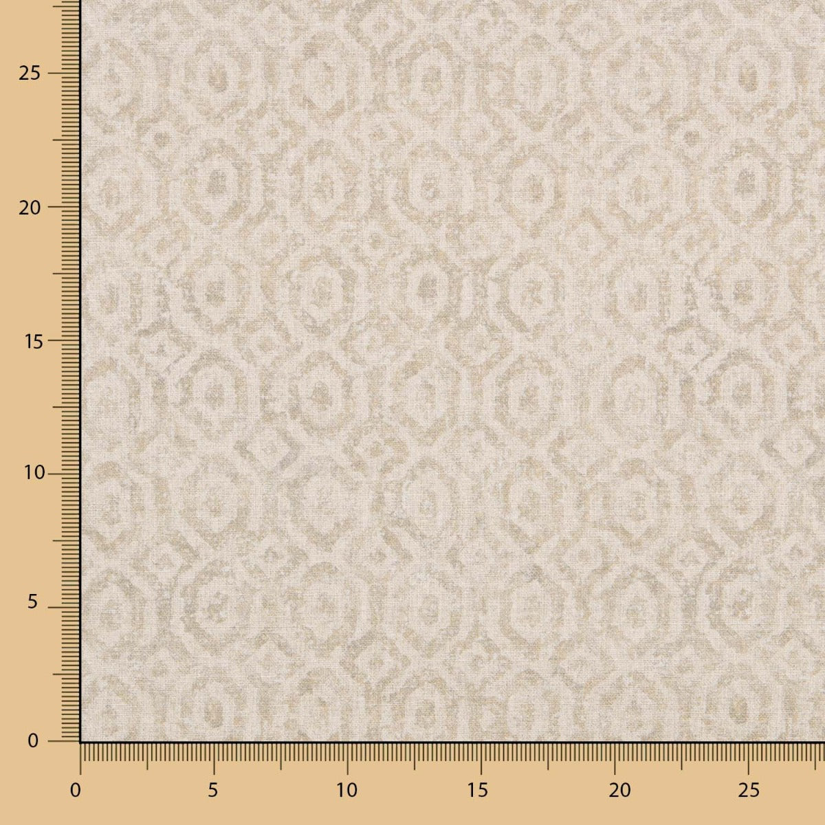 Toile Coton Bio Helga Beige - Ribes y Casals