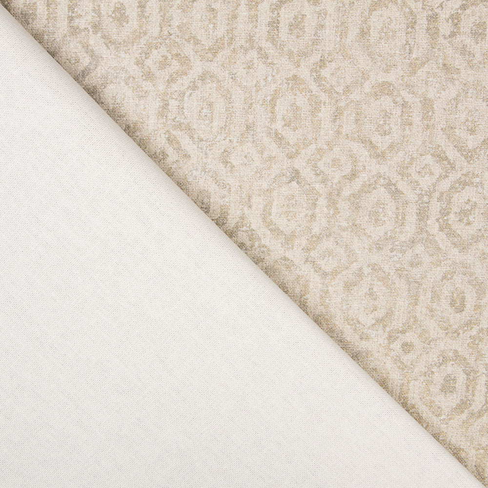 Toile Coton Bio Helga Beige - Ribes y Casals