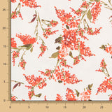 Toile Coton Bio Rosana Rouge - Ribes y Casals