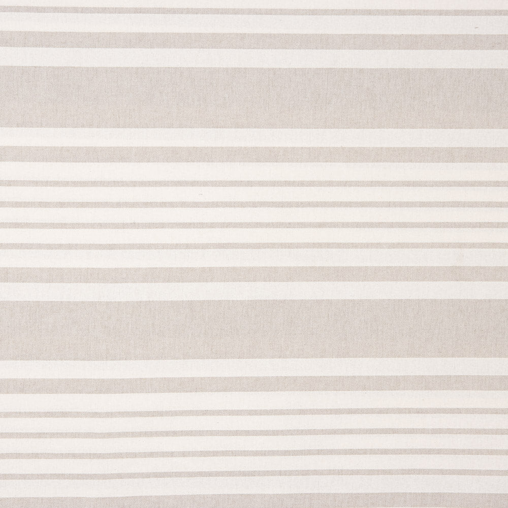 Toile Coton Rayures Beige - Ribes y Casals