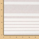 Toile Coton Rayures Beige - Ribes y Casals