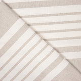 Toile Coton Rayures Beige - Ribes y Casals