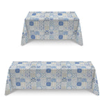 Toile Anti-Taches Carreaux Bleu - Ribes y Casals
