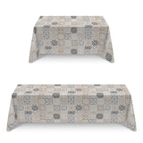 Toile Anti-Taches Carreaux Beige - Ribes y Casals