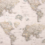 Toile imprimée carte vintage - Ribes y Casals