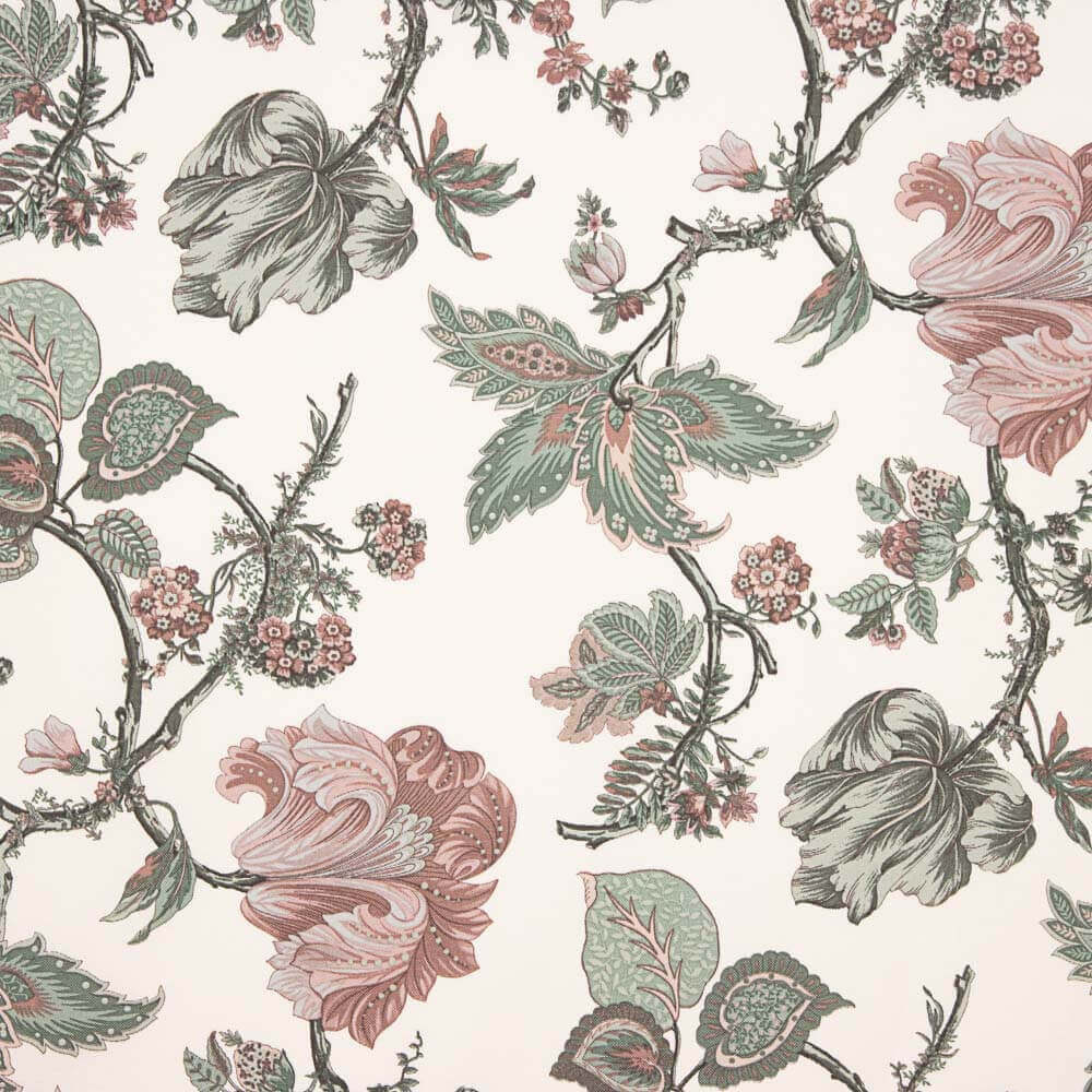 Toile de coton classique rose - Ribes y Casals