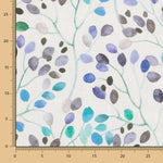 Toile Panama Points Bleu Glace - Ribes y Casals