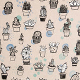 Toile Mini Cactus Bleu - Ribes y Casals
