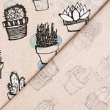 Toile Mini Cactus Bleu - Ribes y Casals