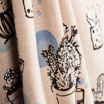 Toile Mini Cactus Bleu - Ribes y Casals