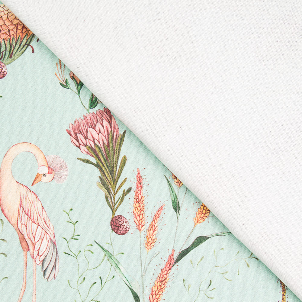 Toile Hérons Vert d&#39;Eau Koi - Ribes y Casals