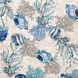 Toile Imprimée Corales Bleu - Ribes y Casals