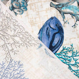 Toile Imprimée Corales Bleu - Ribes y Casals