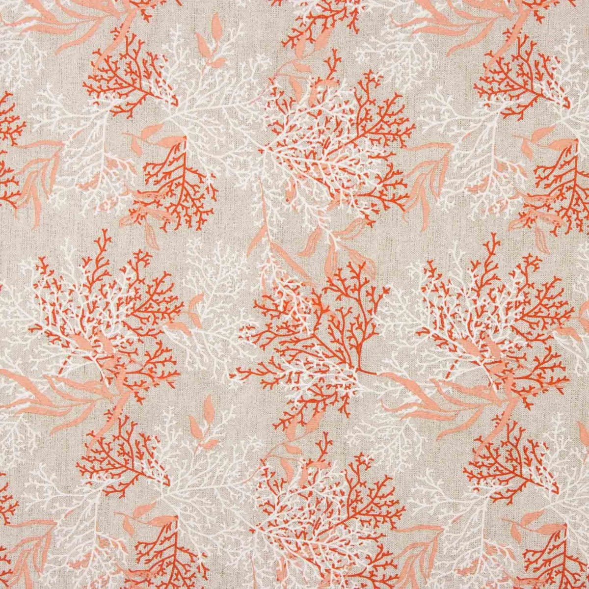 Toile imprimée corail terracotta - Ribes y Casals