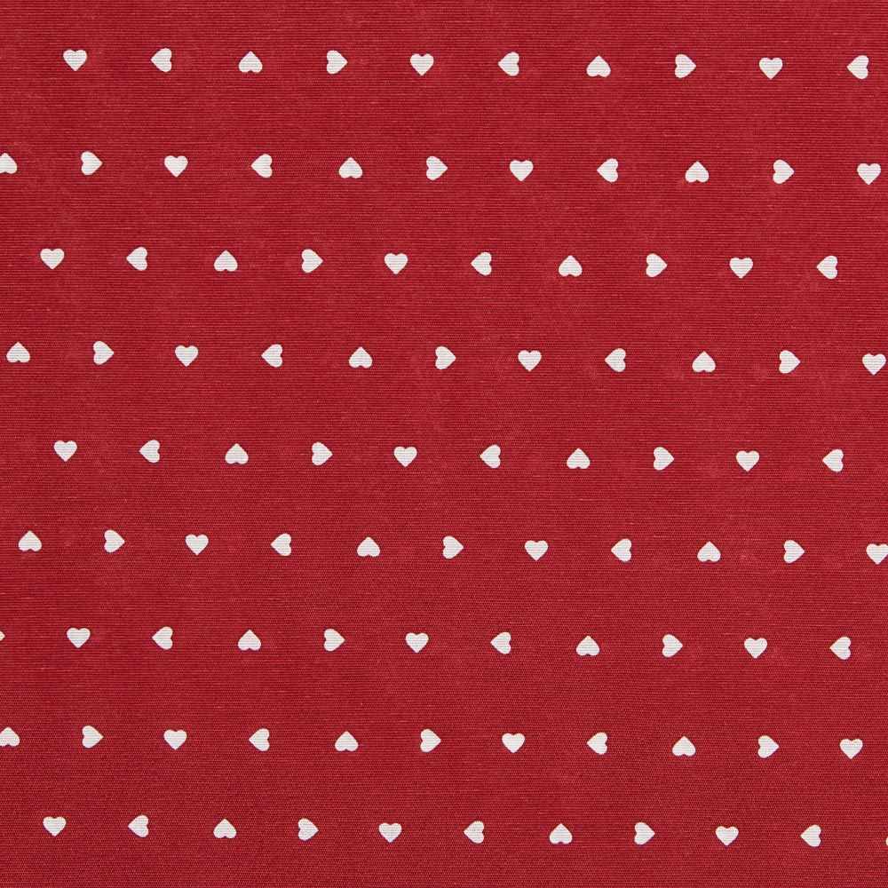 Toile Coeurs Grenat - Ribes y Casals