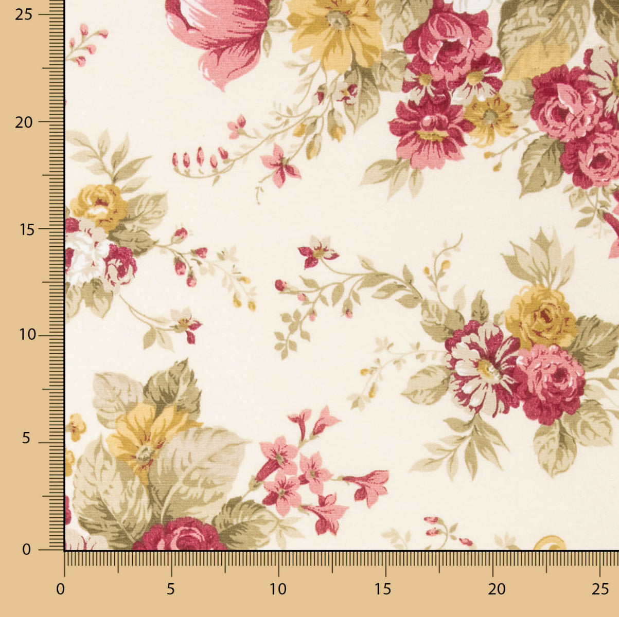 Toile Cretonne Fuchsia - Ribes y Casals
