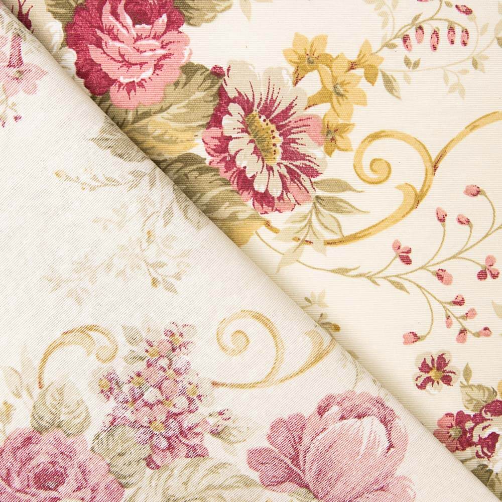 Toile Cretonne Fuchsia - Ribes y Casals