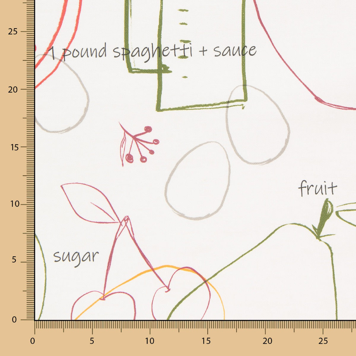 Toile Imprimée Cuisine Légumes - Ribes y Casals