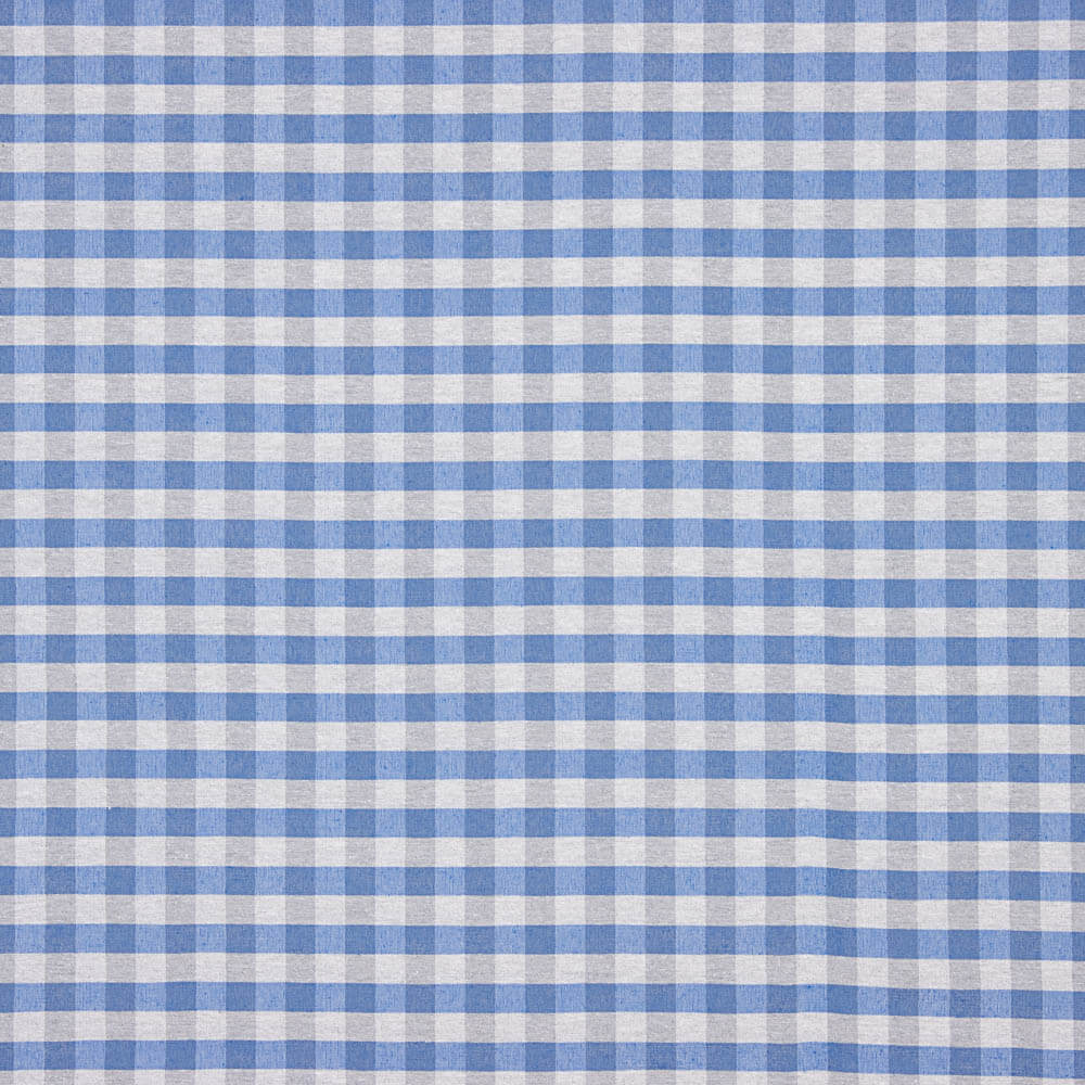 Manacor Toile à carreaux gris-royal - Ribes y Casals