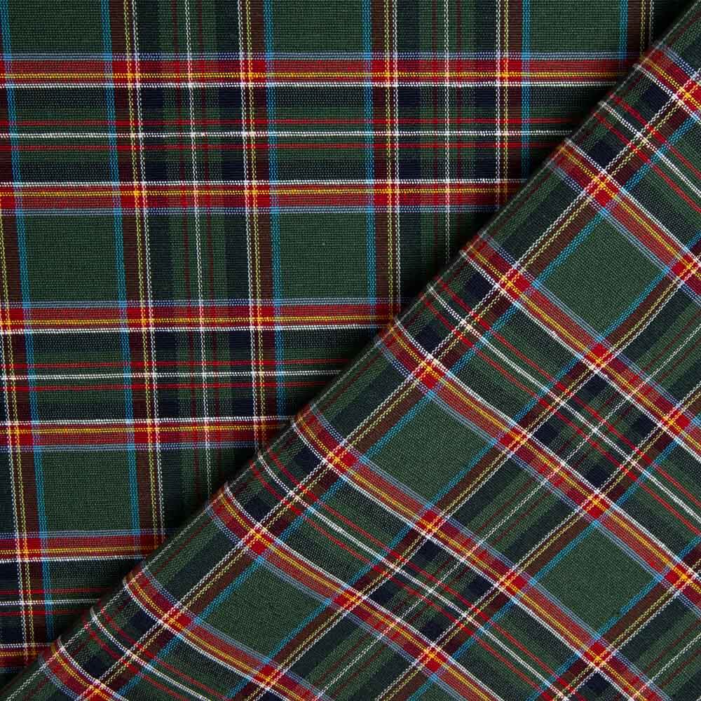 Toile à carreaux vert étoilé - Ribes y Casals