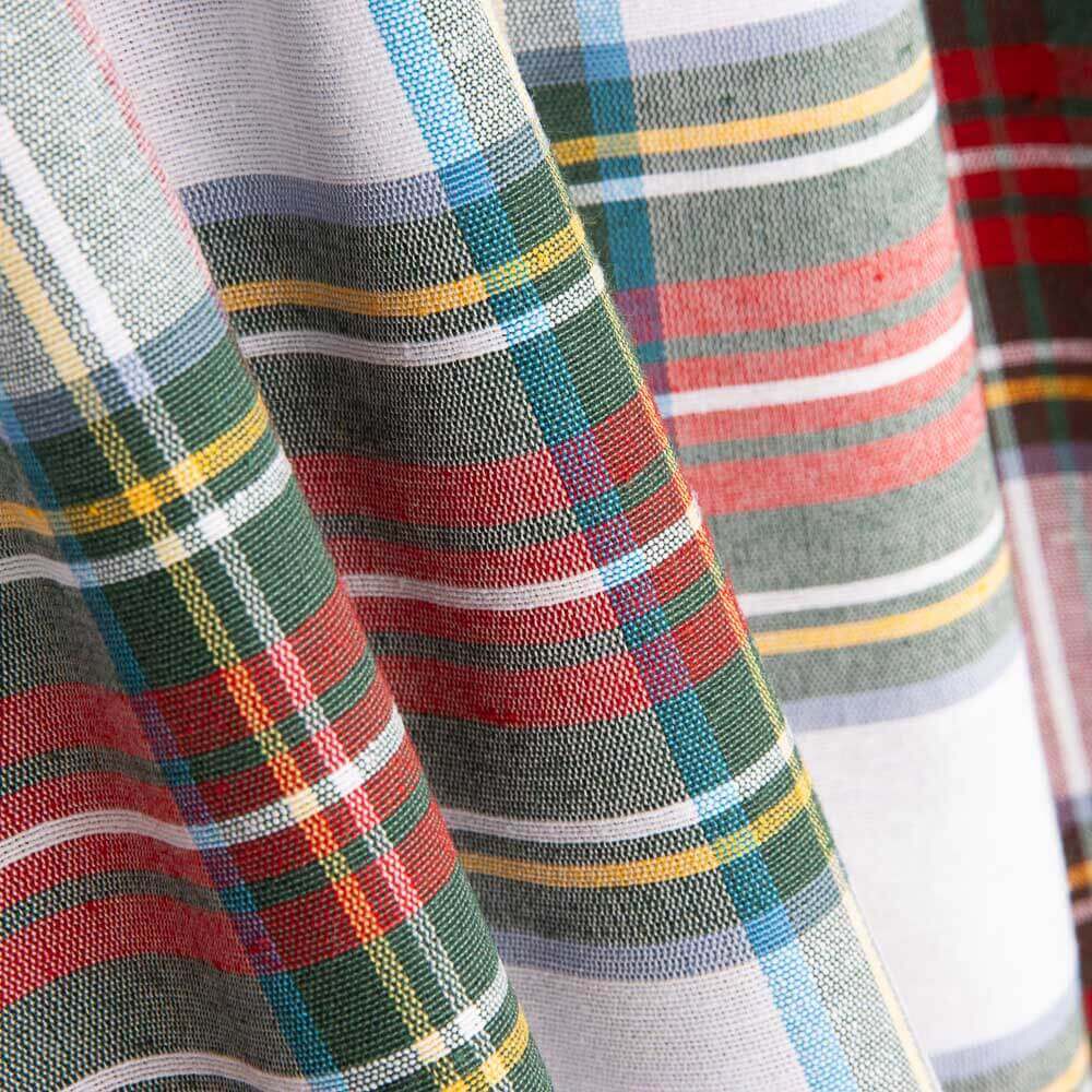 Toile à carreaux jaune - rouge - Ribes y Casals