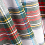 Retal Loneta Cuadros Ventana Amarillo – Rojo 85x280 cm - Ribes y Casals