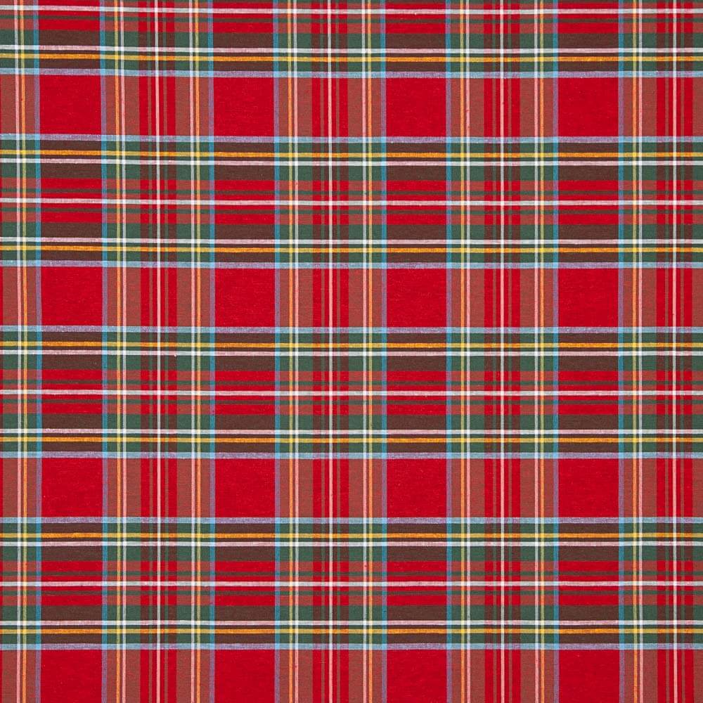 Toile à carreaux rouge fenêtre Noel - Ribes y Casals