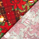 Retal Loneta Navidad Mix Rojo 30x280 cm - Ribes y Casals