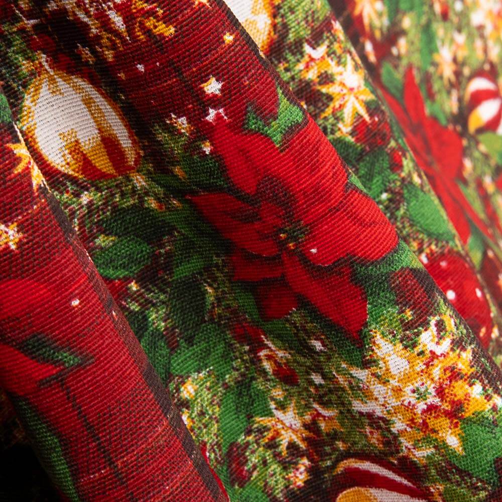 Retal Loneta Navidad Mix Rojo 30x280 cm - Ribes y Casals