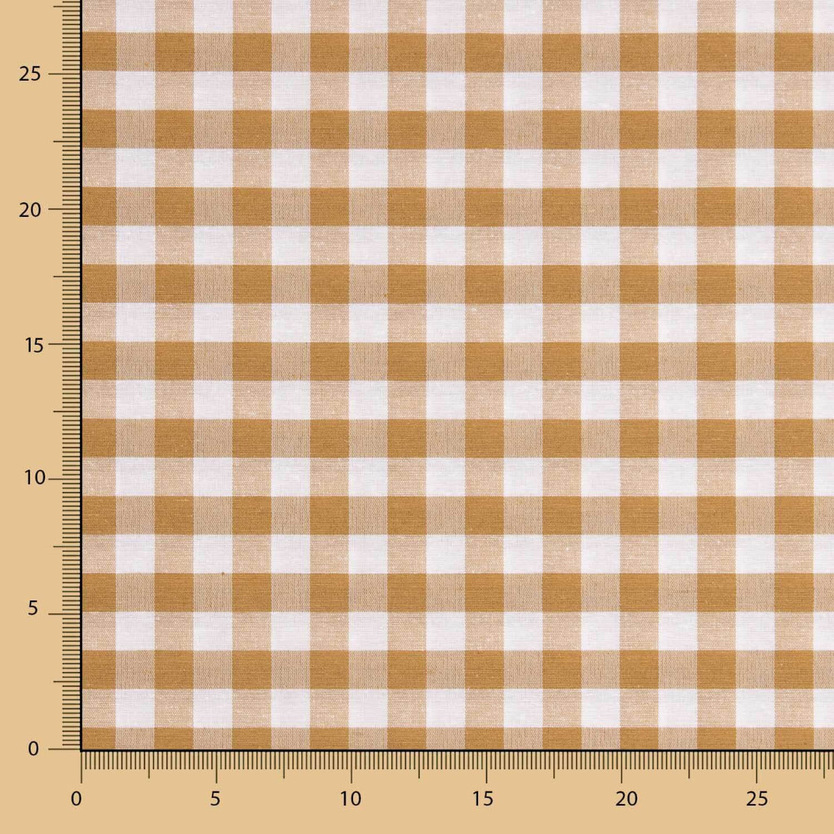 Toile Maxi Carrés Marron - Ribes y Casals