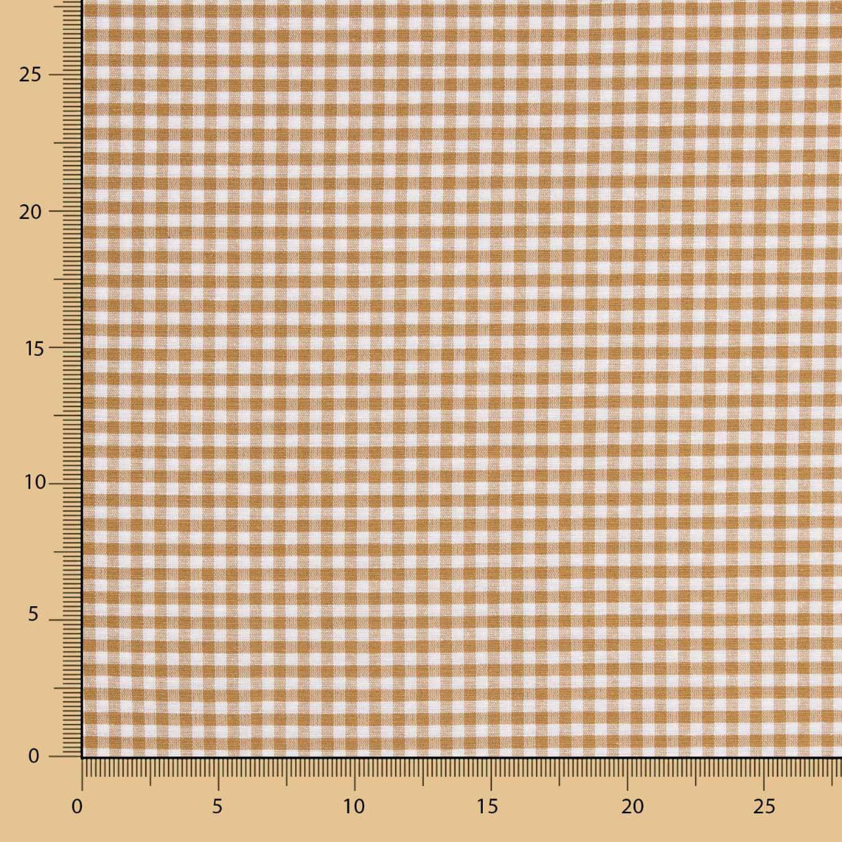 Toile Mini Carrés Marron - Ribes y Casals