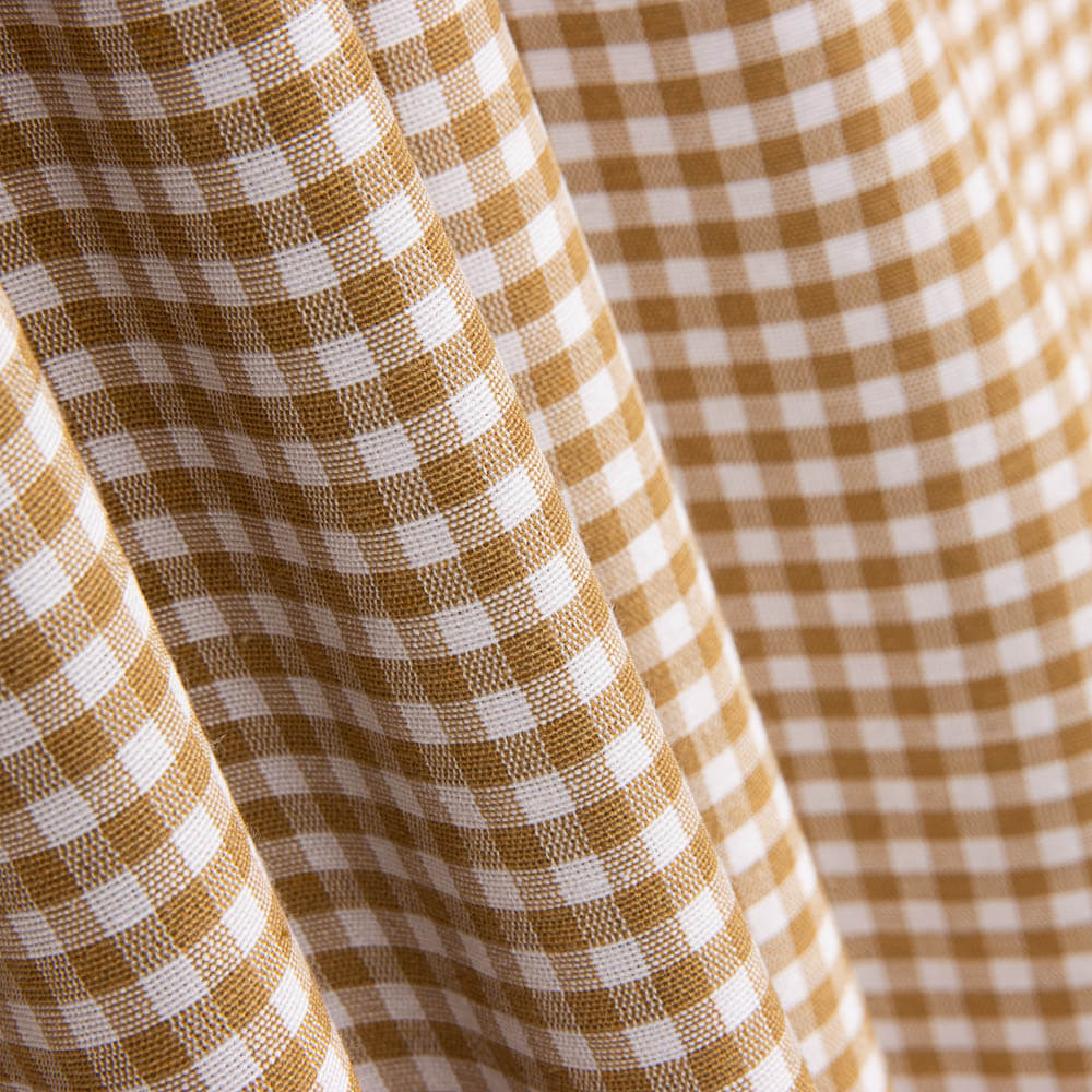 Toile Mini Carrés Marron - Ribes y Casals