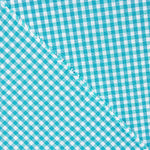 Toile Mini Carrés Turquoise - Ribes y Casals